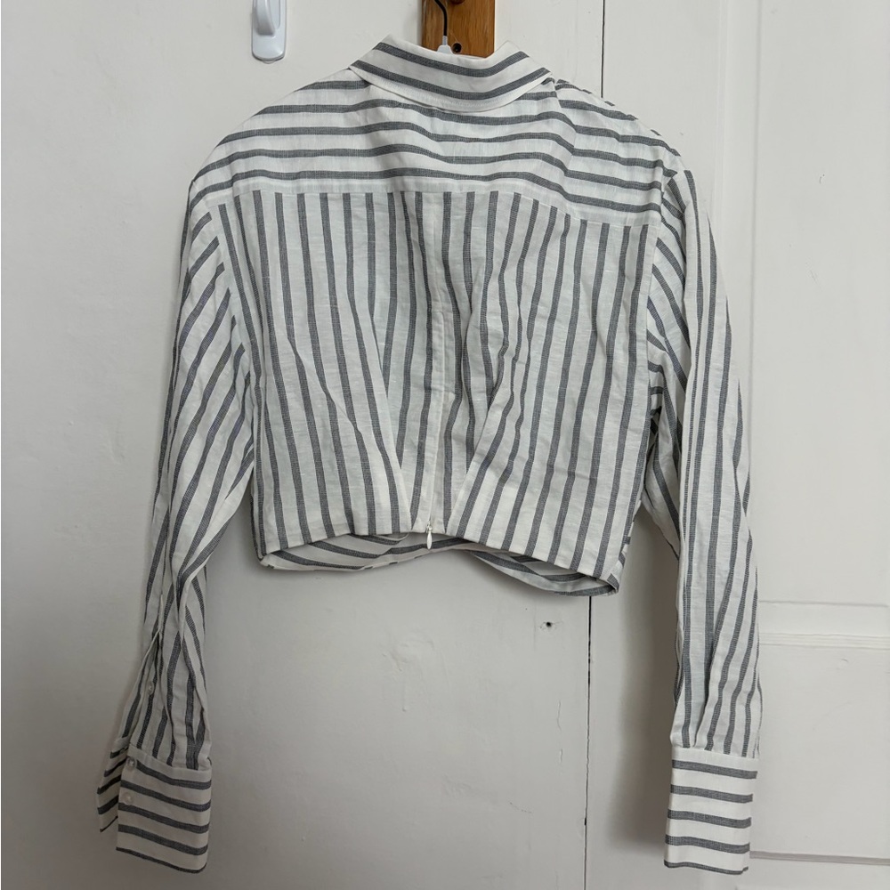 Significant Other Striped Blouse 2 - Picture 5 of 12